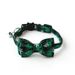 Series Pet Snowflake Bow Dog Cat Collars With Lace_voghion.com