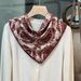 Sciarpa quadrata in vera seta e lana di alta qualità, elegante, alla moda, autunno inverno, stile giovanile, 65 cm, di Mulberry_voghion.com