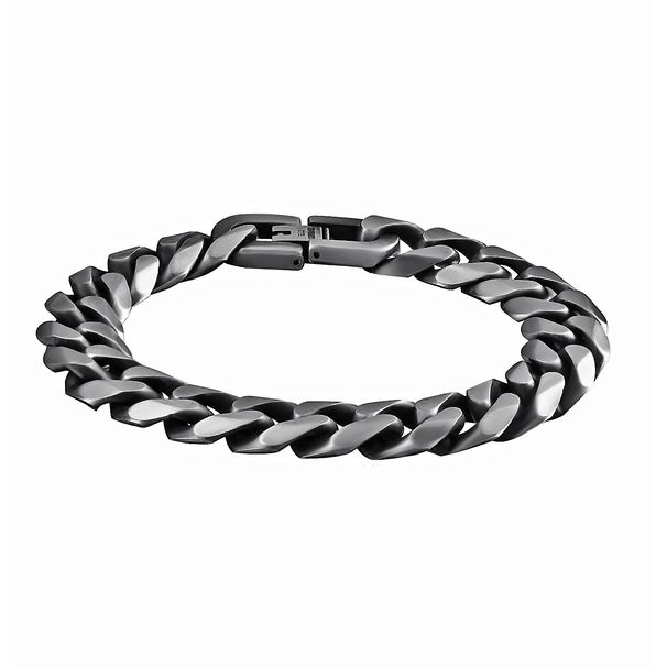 Men's Jewelry Cuban Bracelet Trendy Titanium Steel Retro Simple Men's Hip Hop Boys' Bracelet Niche Design Hand Jewelry_voghion.com