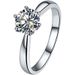 for Women Zircon Open Silver Plated Jewelry Wedding Moissanite Ring_voghion.com