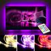BANDE LED 5 V 1 m à 5 m avec alimentation USB, éclairage arrière du téléviseur, RVB, changement de couleur, avec télécommande_voghion.com