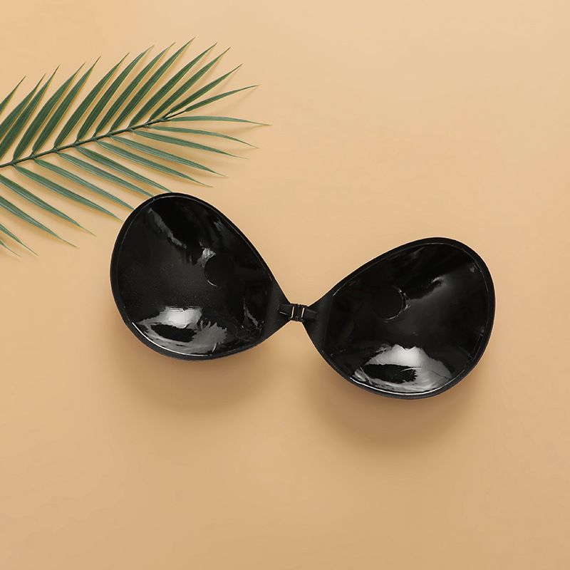 push-up round cup bra, thin, traceless breathable front buckle invisible bra, strapless underwear _voghion.com