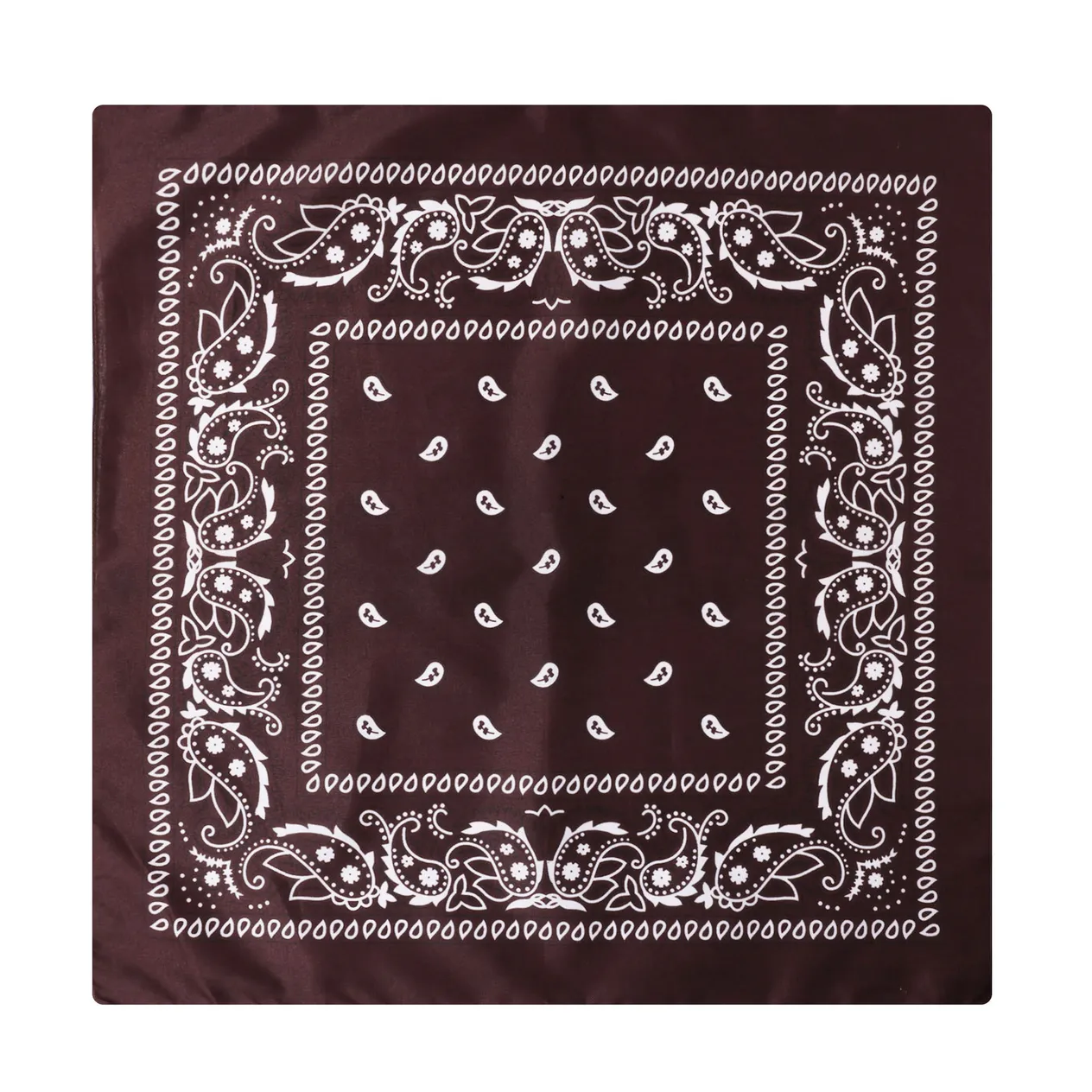 polyester paisley cashew flower square scarf hip hop outdoor cycling spot wholesale bandana headscarf_voghion.com