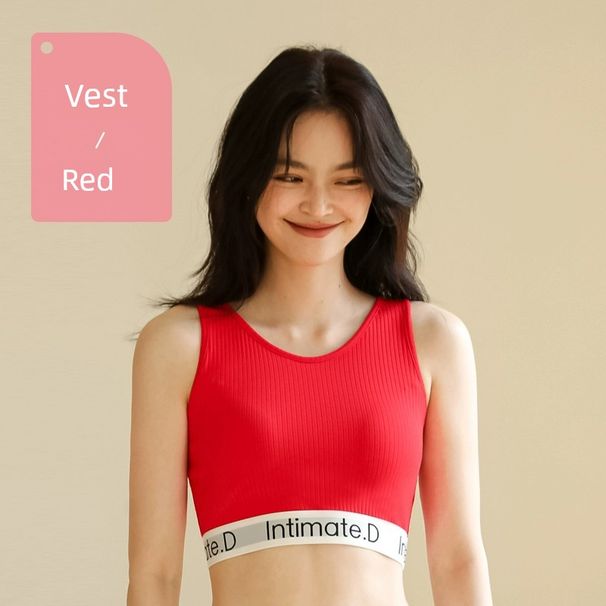 Comodo top corto Diary con spalline sottili e intimo gilet esterno_voghion.com