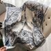 Women's  Silk Decorative Shawl Flower 90 Small Square Colored Ding Printed Scarf_voghion.com