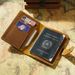 Passport Covers Vintage Cowhide Passport Bag Multifunctional ID Bag Storage Card Holder Simple Large Capacity Card Bag Protective Case_voghion.com
