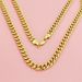 Necklace, Cuban Gold-Plated Necklace 6MM Side Chain_voghion.com