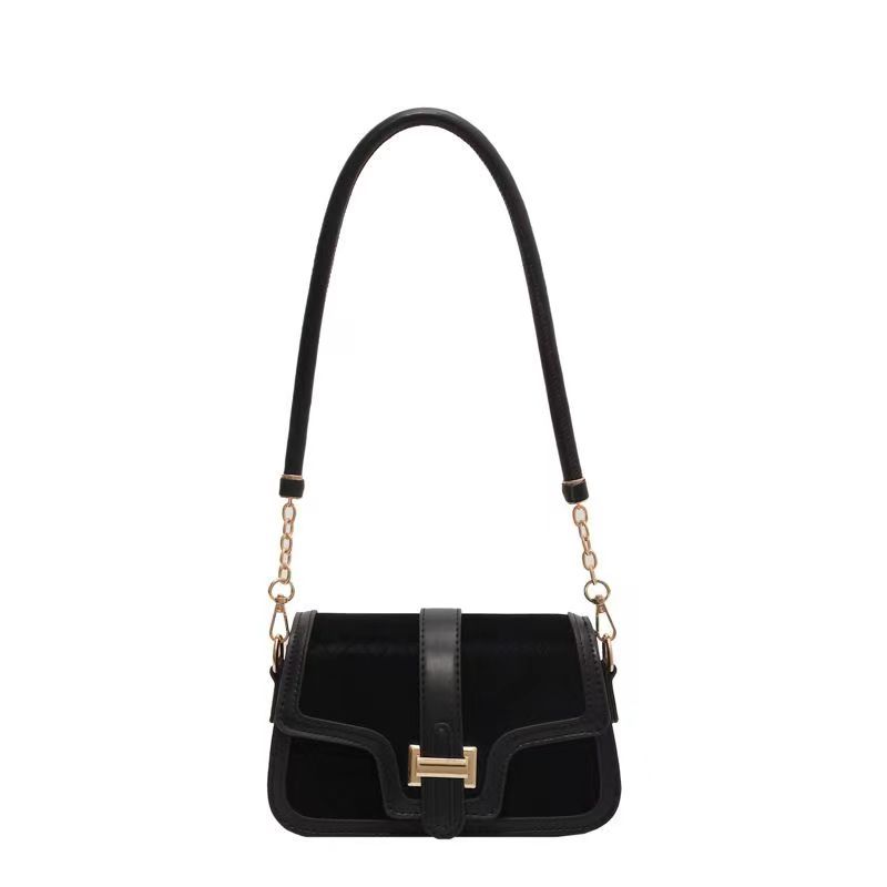 Bella borsa a tracolla da donna in pelle PU piccola borsa a tracolla stile moda con tracolla a catena_voghion.com