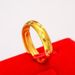 Vietnamese Gold-Plated Feather Ring For Women, Brass Plated Starfish Open Ring, Get Rich Overnight Couple Rings_voghion.com