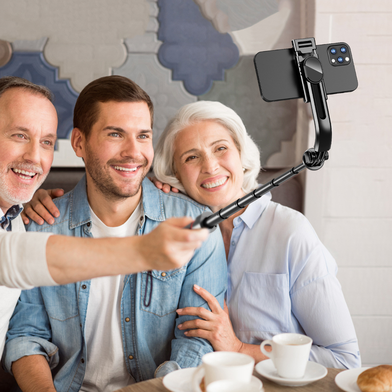 Expandable selfie stick tripod, mobile phone tripod with wireless remote control shutter, compatible with all_voghion.com