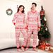 Kerstboom hert sneeuwvlok kerst familie jurk bedrukte gastgezinnen pyjama's_voghion.com