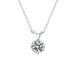 argento moissanite collana in argento catena di bambù ciondolo femminile gioielli luce lusso stella a sei punte fiocco di neve catena clavicola_voghion.com