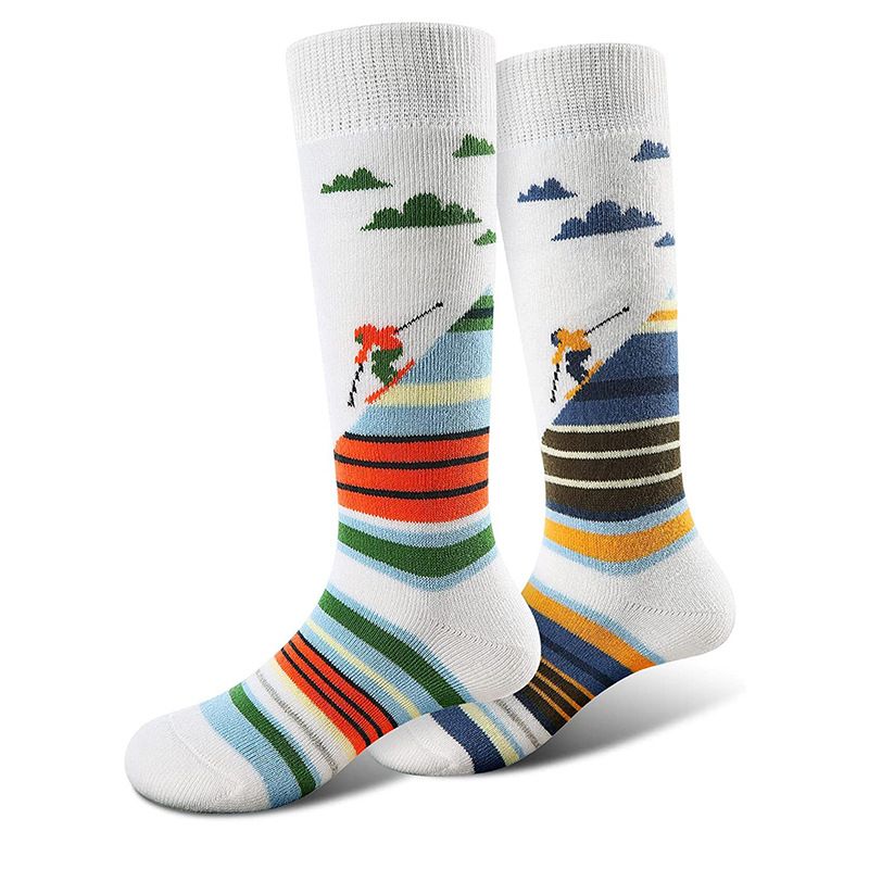 Professional Ski Long Tube Unisex Thickened Towel Bottom Autumn Winter Warm Hiking Outdoor Sports Socks_voghion.com
