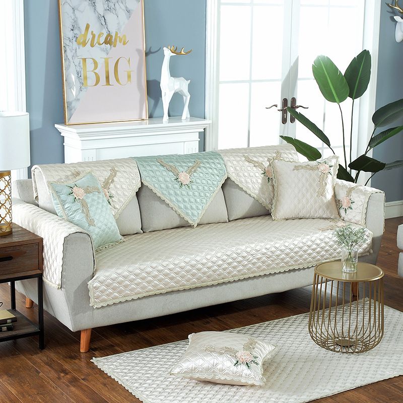 Sofa Cushions Fabrics Four Seasons Universal Simple High End Modern Sofa Cover Towel_voghion.com