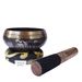 Nepal Singing Bowl Handmade Bowl Hand-Hammered Tibetan Singing Bowl Set - Stress Relief, Chakra Balancing & Meditation Tool_voghion.com