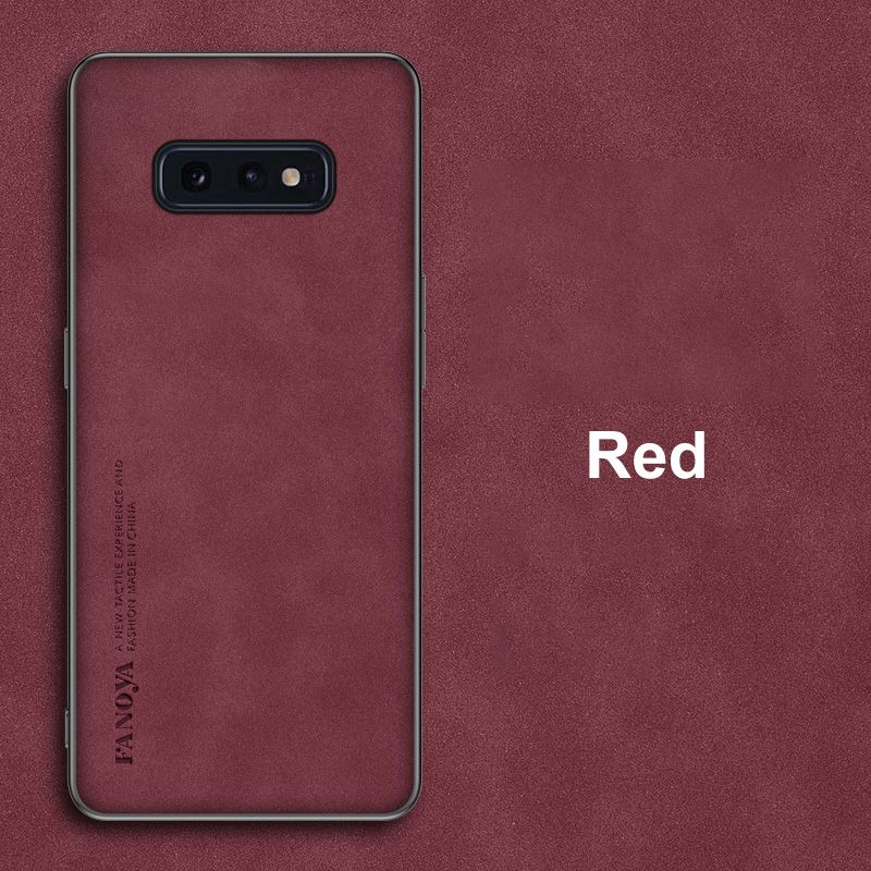 Luksus lærveske til Samsung Galaxy S10 Plus S10 5G S10E deksel Silikontelefonveske til Samsung S10 + S10E S10Plus Coq_voghion.com