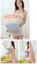 Coral Fleece Cloud Grid Towel Does Not Absorb Water, Bath Towel Adult Shower Cap Set_voghion.com