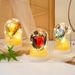 Weihnachten LED Leuchtende Unsterbliche Blume Glasabdeckung Geburtstagsgeschenk Mädchen Muttertag Valentinstag Lehrertag Simulation Rose_voghion.com