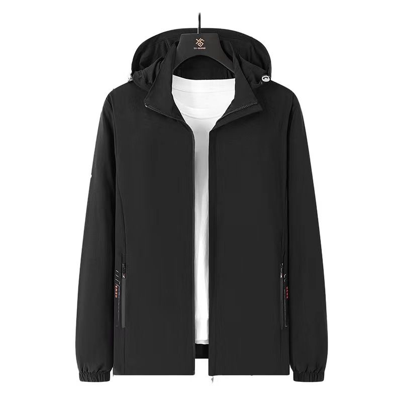 Herrenbekleidung Jacke Herren Kapuzenjacke Frühling und Herbst neuer Stil trendige lässige Jugend schöne lockere Jacke_voghion.com