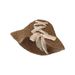 Japanese Lace Strap Summer Beach Hat Children Travel Vacation Fairy Straw Hat Foldable Sun Hat Tide_voghion.com