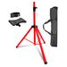 5 Core Speaker Stand Tripod Floor Heavy Duty Adjustable Up to 72 Inch DJ Studio Monitor Stands Pole Mount - SS HD RED BAG_voghion.com