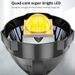 Cross-Border P70 Searchlight Outdoor Multi-Function Emergency Flashlight USB Rechargeable P50 Waterproof Long-Range_voghion.com