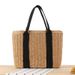 Women's Bags One Piece Drop Shipping New Style Simple Paper Rope Woven Bag Hand Woven Large Capacity Holiday Hand Held Dual Purpose Bag_voghion.com