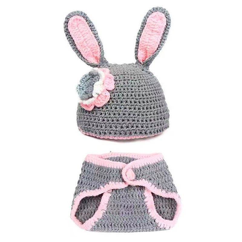 Baby-Fotografie-Kleidung Baby-Fotografie-Kleidung Handgestrickte Cartoon-Tier-Modellier-Kinderkleidung für Babys_voghion.com