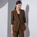 Women's Professional Suit Set - Elegant Office Blazer & Pants For Receptionist, Hotel Staff & Business Attire_voghion.com
