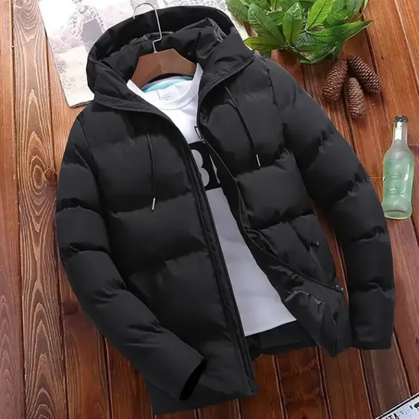 Mode Parkas Mantel Männer Casual Warme Kapuze Dicke Puffer Jacke Männer Winter Mantel Outwear Business Hombre_voghion.com