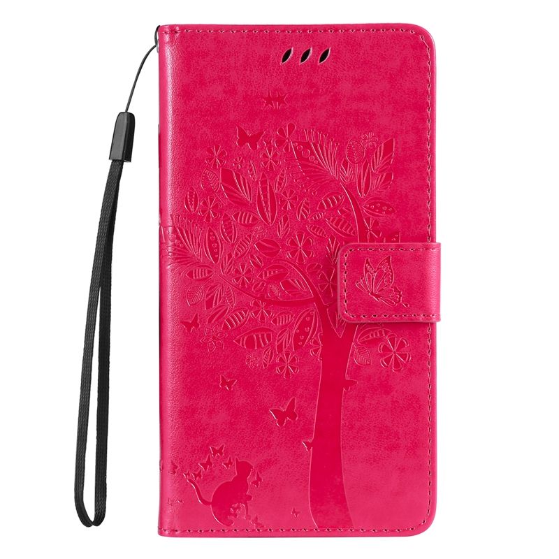 Étui portefeuille pour Nothing Phone 1 joli chat gaufré, étui à rabat en cuir PU_voghion.com