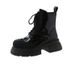 Martin For Women 2024 Autumn Winter New Black Versatile Sweet Cool Chunky Sole British Style Ins Short Boots_voghion.com
