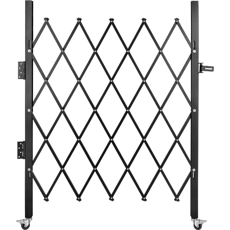 Expanding Door Folding 37 Security Security Security Gate Steel Single Folding Gate H Gate Accordion 360° Gate W 48 Ible X Rol_voghion.com
