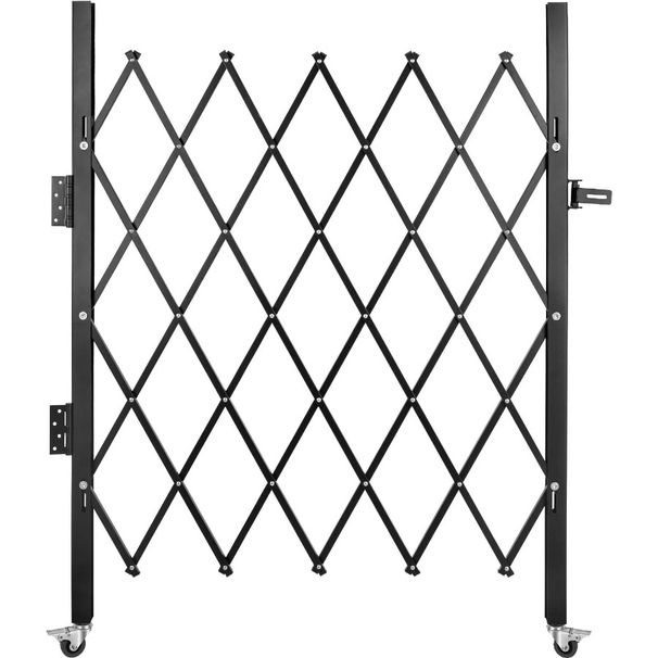 Expanding Door Folding 37 Security Security Security Gate Steel Single Folding Gate H Gate Accordion 360° Gate W 48 Ible X Rol_voghion.com