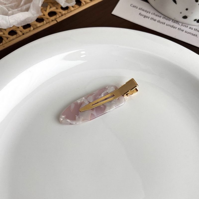 Acetat-Haarnadel, weiblicher seitlicher Pony-Clip, Rand-Clip, nahtlose Haarnadel, Sommer-Internet-Promi-Make-up, Entenschnabel-Clip, Kopfschmuck_voghion.com