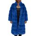 Nuovo cappotto in pelliccia imitazione lunga con colletto rialzato per donna autunno e inverno_voghion.com