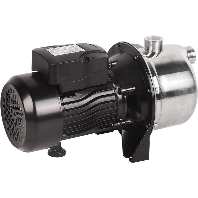 115V Booster Steel Transfer Water 1209GPH Pump 147ft Stainless Max. Well Pump Shallow Pum Pump Sprinkler Garden 1.2HP Portable_voghion.com