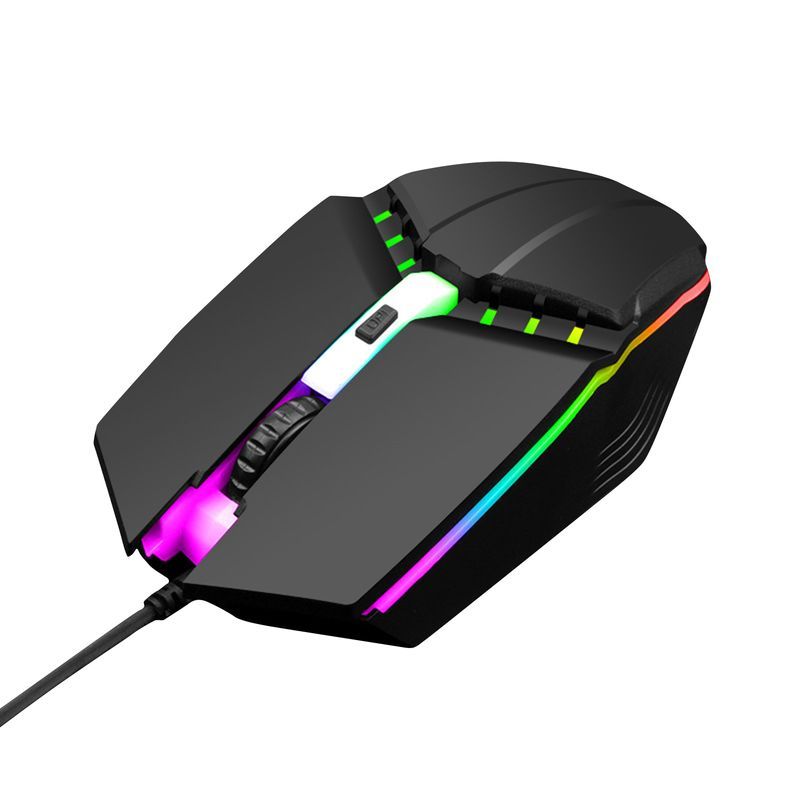 Xinweiqing X3 USB Wired Luminous LED Colorful Lights 1600DPI E-Sports Game Computer Mouse for Desktop_voghion.com