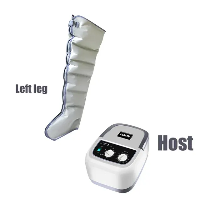 Botas neumáticas de presión Air Wave de 6 cámaras para drenaje linfático, masajeador de pies, brazos y piernas para recuperación_voghion.com