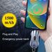 Kunjiuyou 1500mAh Forma de automóvil Tipo-C Interfaz Diseño de llavero Cargador de batería externo Mini banco de energía Cargador portátil Accesorios para teléfonos celulares-Negro_voghion.com