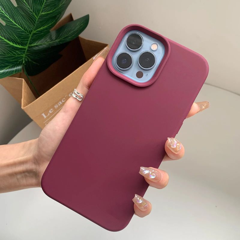 For IPhone 14 13 Pro Max Case Luxury Liquid Silicone Phone Case For IPhone 11 12 Pro Max X XR 7 8 14 Plus Camera Protection Case_voghion.com