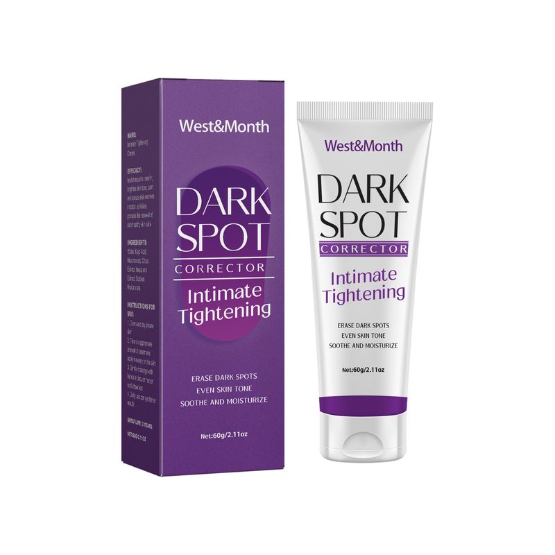 West&Month body whiteng cream lightens underarm jots, black hands elbows, brightens tone, moisturizes and whitens_voghion.com