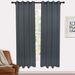 Full Blackout Curtains With Black Lining On The Back Of The Bedroom Solid Color Curtains_voghion.com