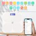 SMart Digital Scale, LCD Display, BMI Muscle Water Health Analysis Mobile App Connection - Battery Powered Home Scale_voghion.com