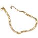 Minimalist Stainless Steel Unisex 6mm Bracelet Anklet Gold Plated Cuban Hip Hop Versatile Thick Chain Jewelry_voghion.com