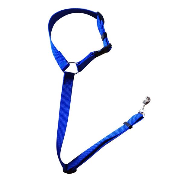 Pet Safety Harness Round Ring Dog Car Belt Rear Seat Leash Traction Rope_voghion.com