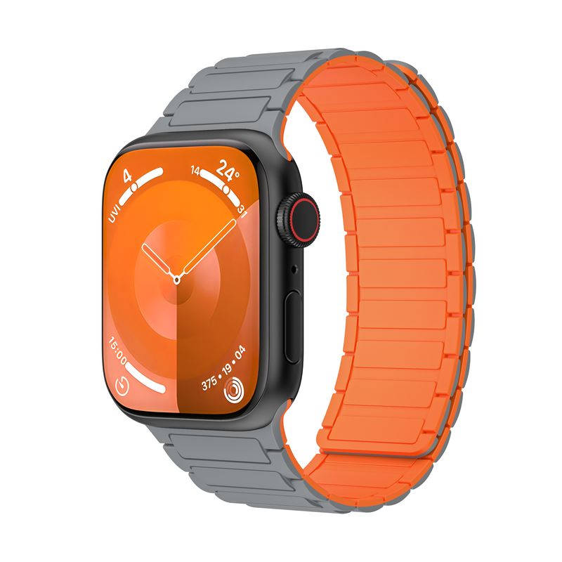 Taikoma „iPhone Watch 6789 10“ kartos laikrodžio dirželiui „iwatch“ silikoniniam magnetiniam dirželiui_voghion.com