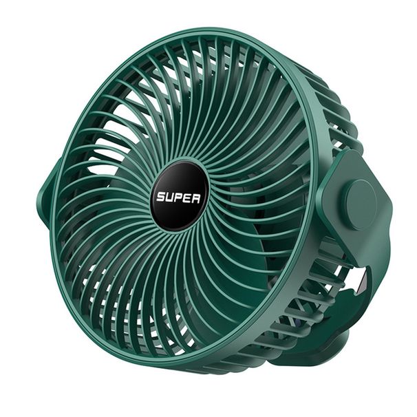 USB-aufladbarer Mini-Ventilator, 360-Grad-Drehung, 3-Gang-Deckenventilator, Tischventilator, tragbarer Hängeventilator für Campingzelt, Outdoor, Zuhause_voghion.com