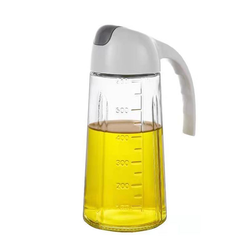 470ml Dual-Use Glass Oil Sprayer - Kitchen Press-Type Spray Bottle With Pour & Mist Functions (BPA-Free Leakproof Easy Refill)​_voghion.com