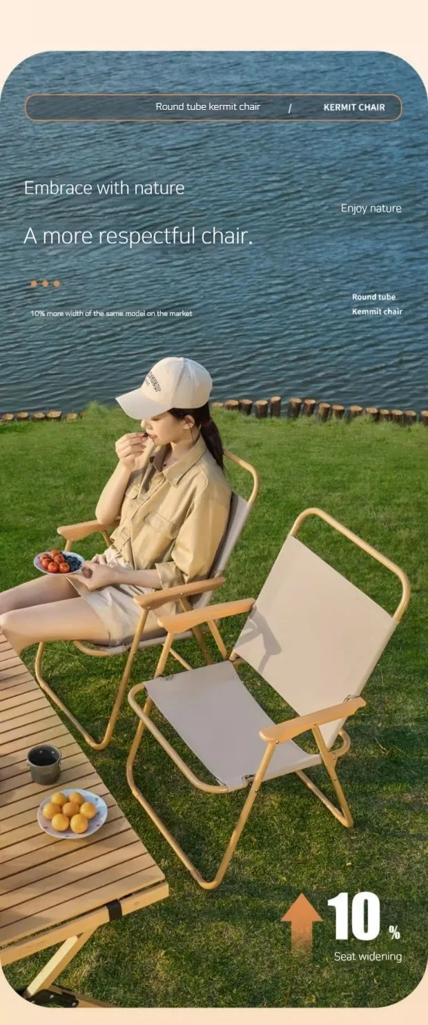 Chaise pliante portable pour pique-nique, pêche, camping, loisirs, extérieur_voghion.com